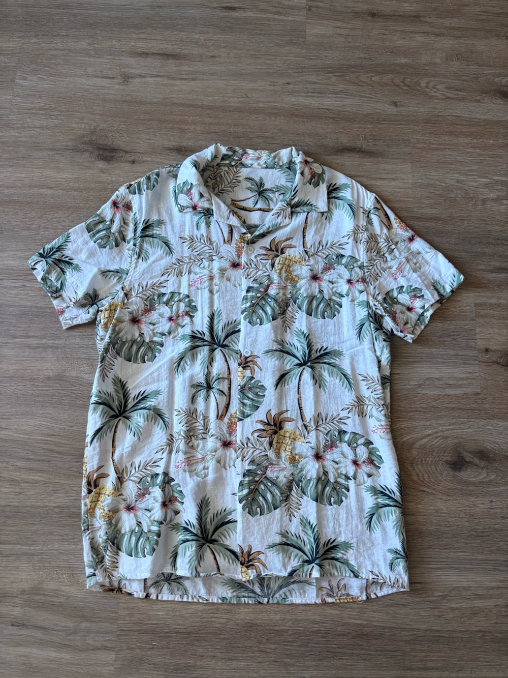 Pineapple/Palm Tree/Flower Hawaiian Shirt